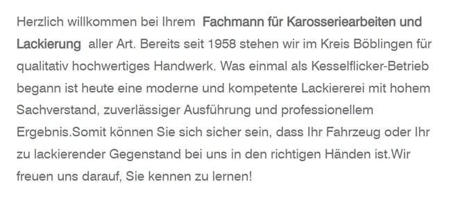 Lackierer für 71154 Nufringen - Gärtringen, Herrenberg und Ehningen